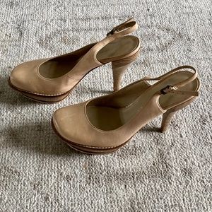 Donald Pliner Platform Slingback Heels